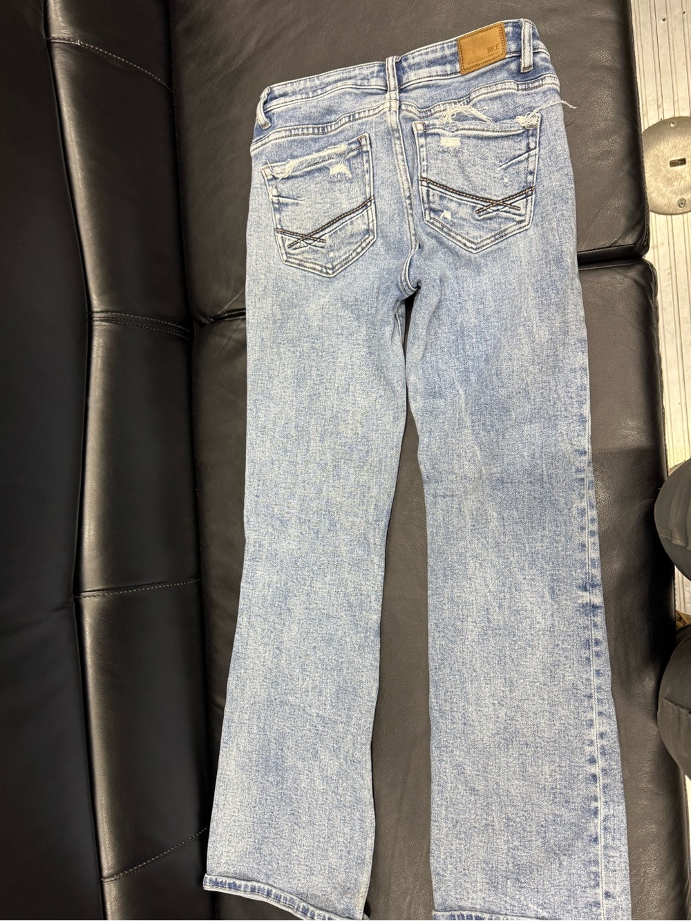 BKE Light Blue Flare Jeans - Women’s 25 stretch